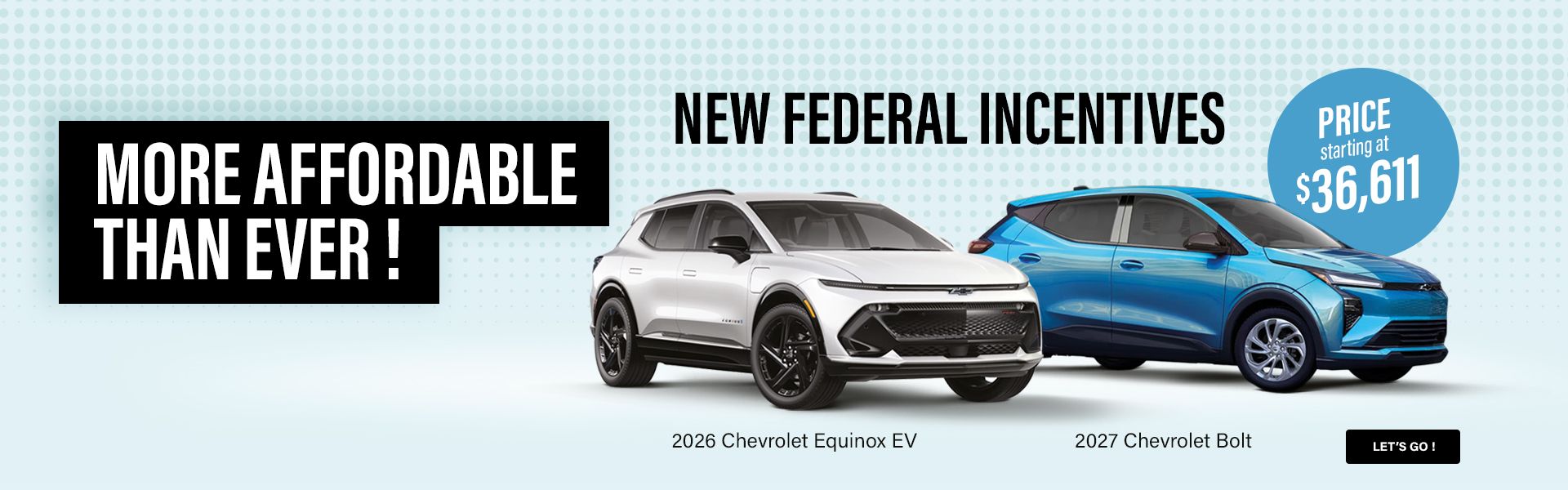 New discounts Chevrolet GM EV vehicles