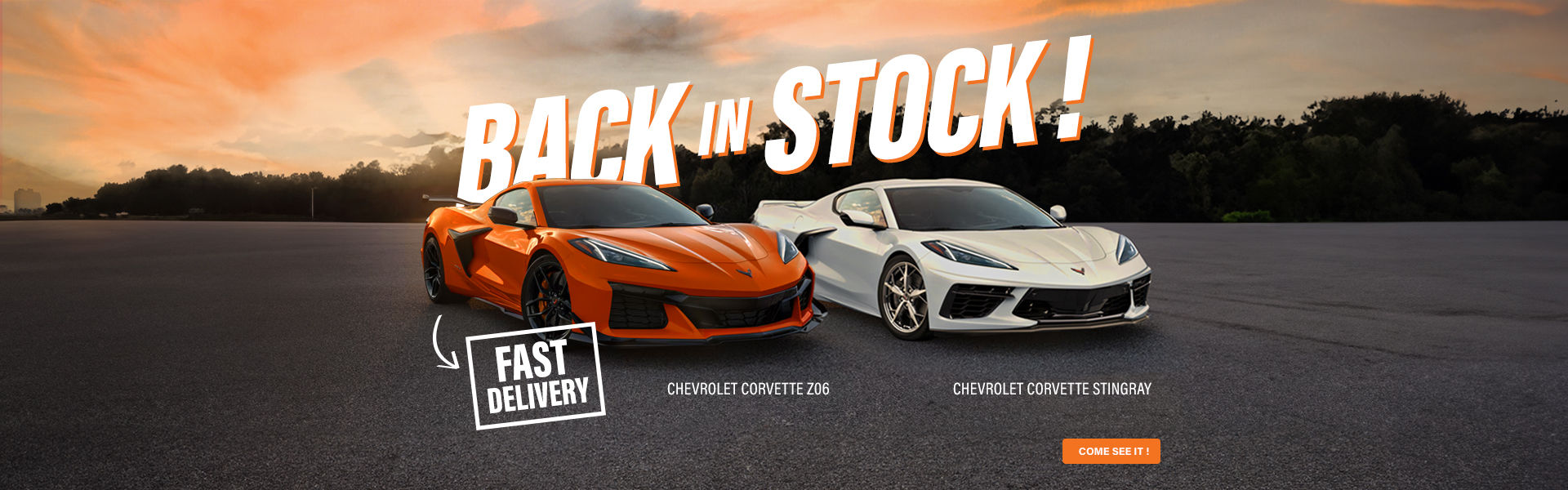 Chevrolet Corvette in stock