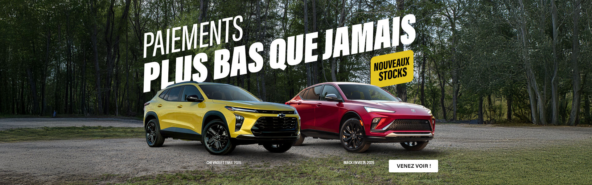 Promotions VUS Chevrolet Buick et GMC