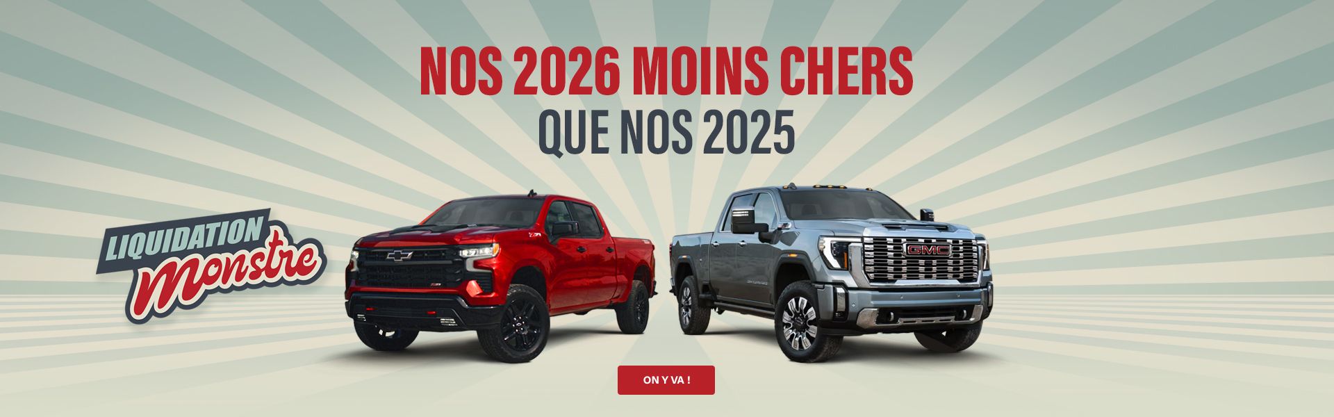 Liquidation Monstre 150 Chevrolet Buick GMC à prix fous