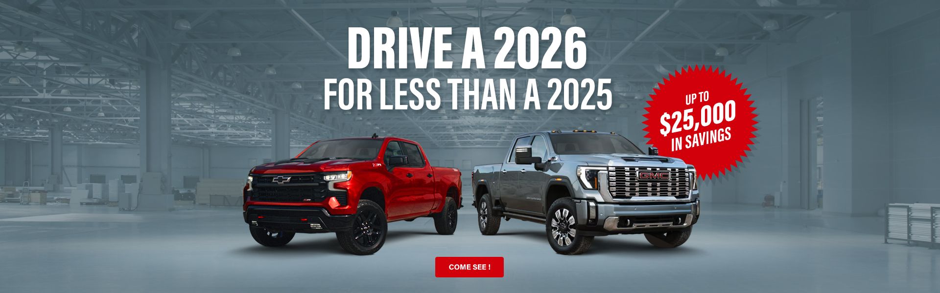 Big rebates on GMC Chevrolet trucks