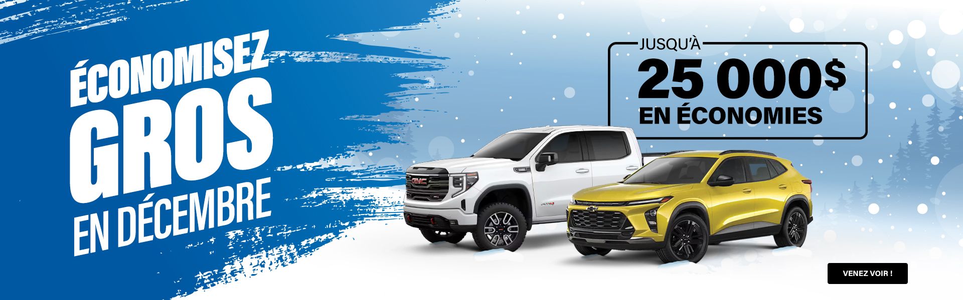 Gros rabis en décembre Chevrolet Buick GMC