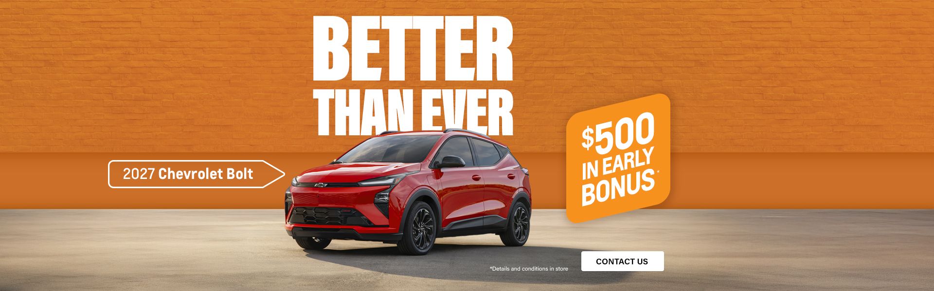 New 2027 Chevrolet Bolt available