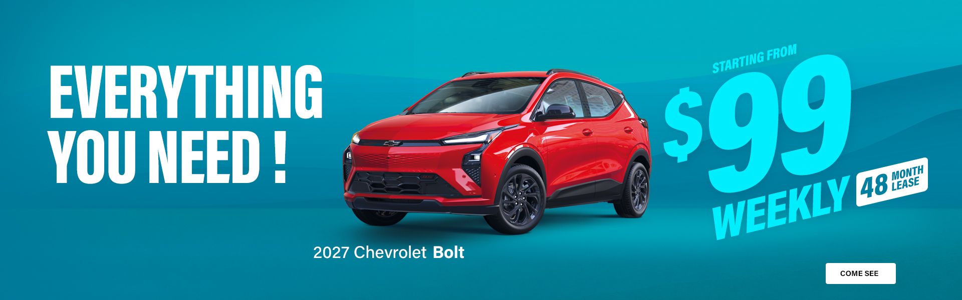 New 2027 Chevrolet Bolt available
