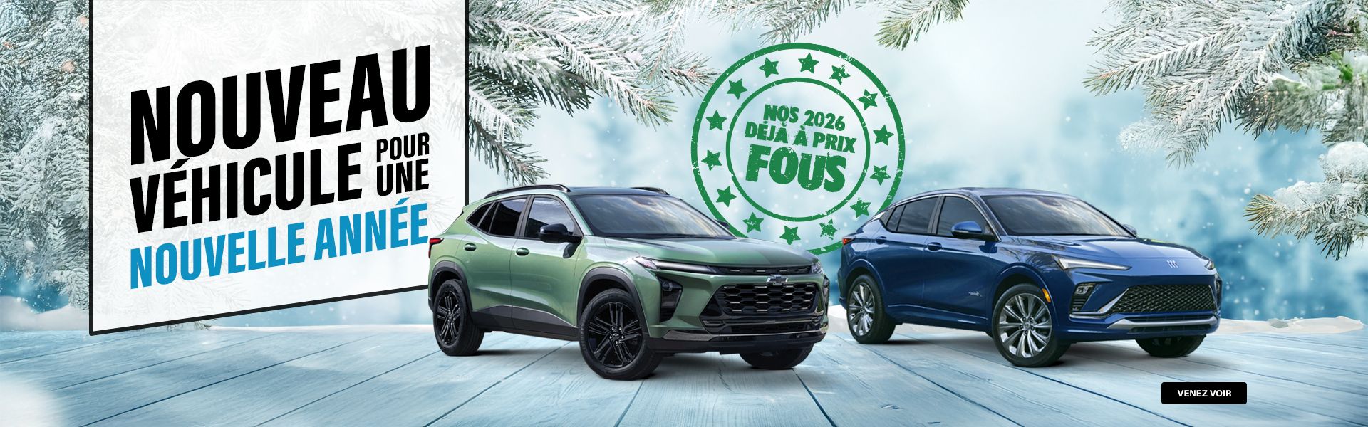 Nouveau véhicule. Nouvelle année. Meilleurs prix Chevrolet Buick GMC 2026