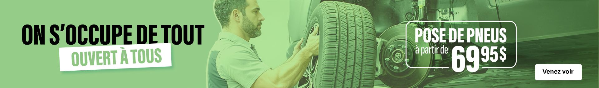 Pose de pneus d'été - Prix et promotions