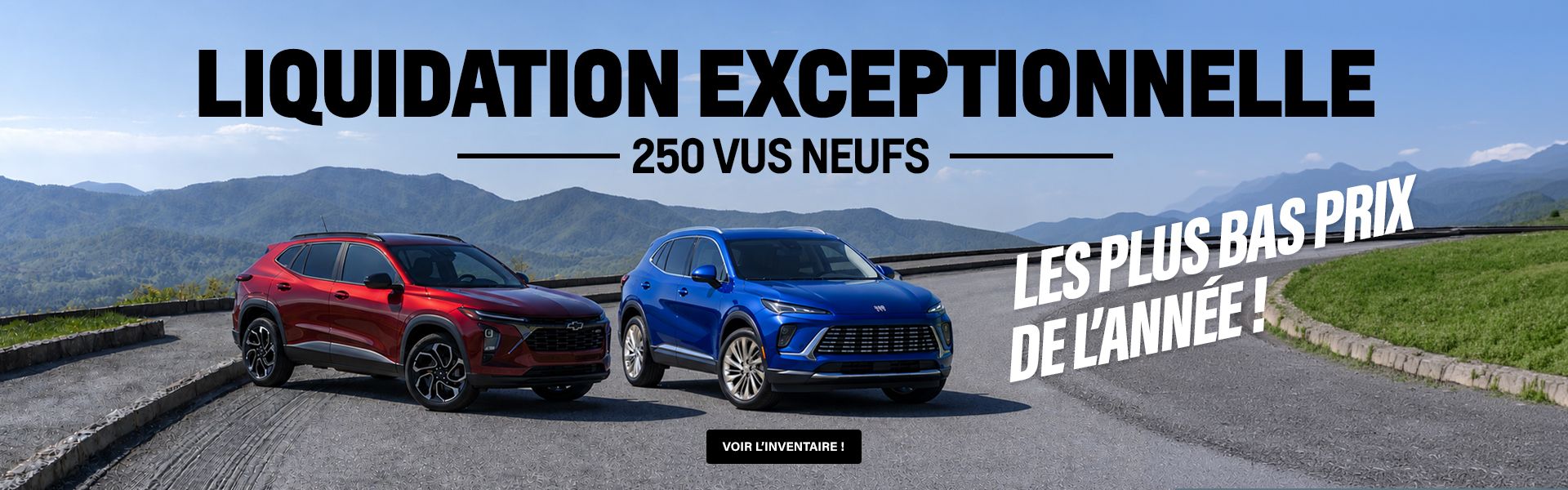 Prix employés GM VUS - Chevrolet Buick GMC