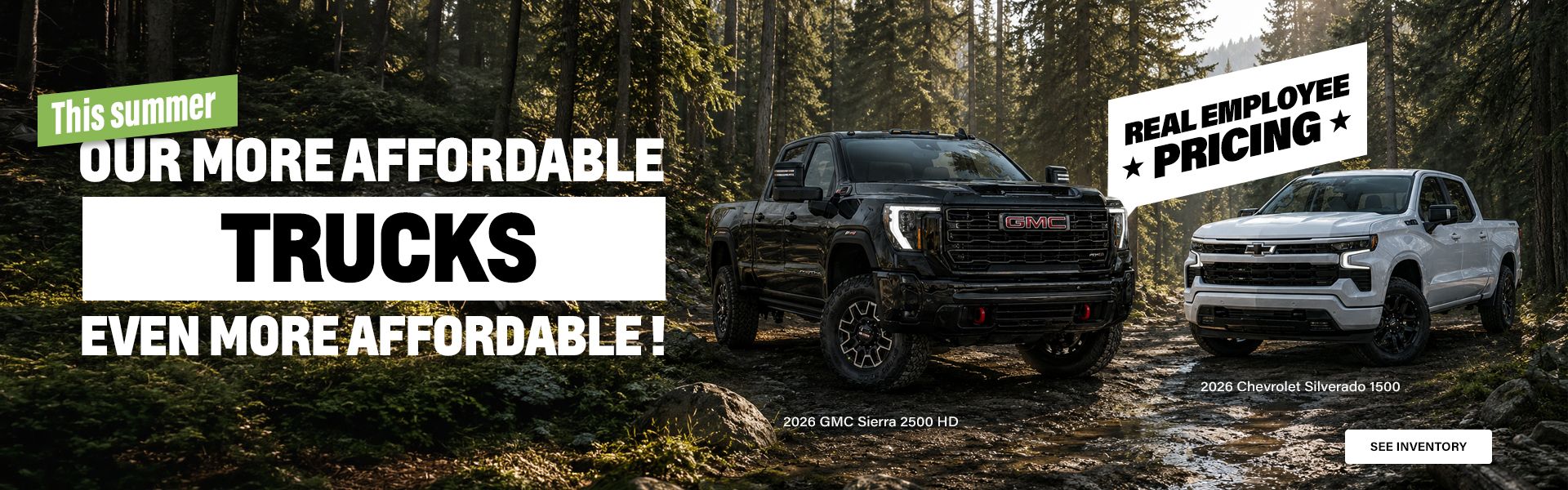GMC Chevrolet Trucks promotion