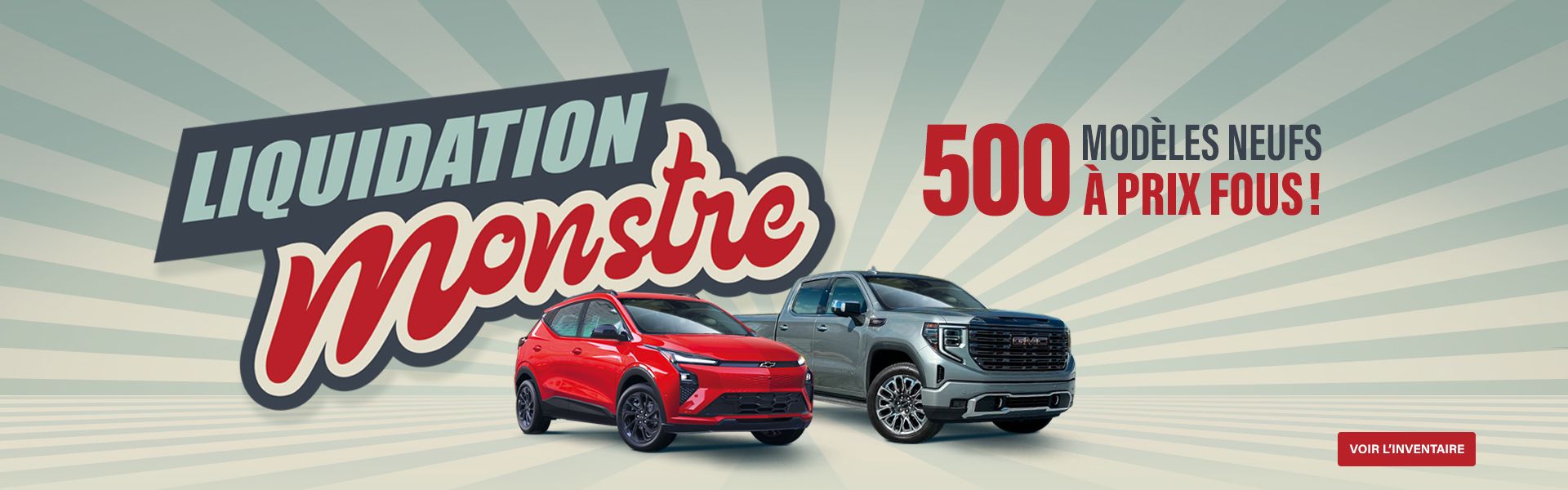 Liquidation Monstre Chevrolet Buick GMC