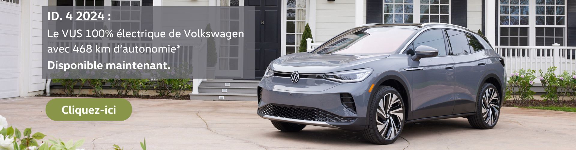 ID.4 2024 de VW, notre nouveau VUS multisegment électrique au design légendaire et à prix abordable !