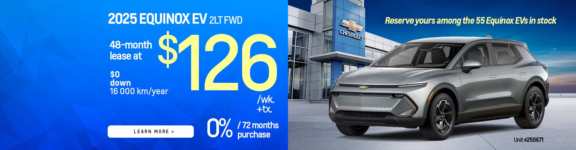 2025 Equinox EV promotion