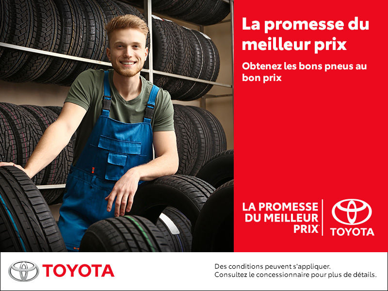 La promesse du meilleur prix Toyota