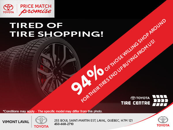 Tired of Tire Shopping?