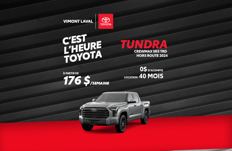 Tundra Crewmax SR5 TRD H. Route 2024 - Octobre