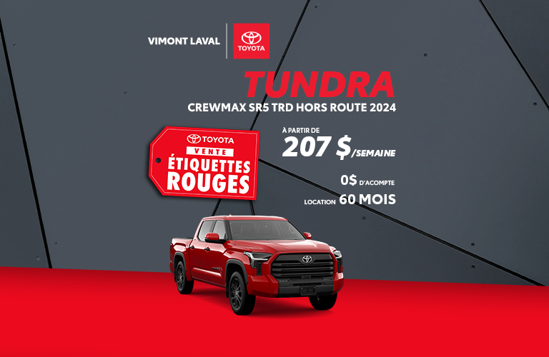 Tundra Crewmax SR5 TRD Hors Route 2024 - Juin