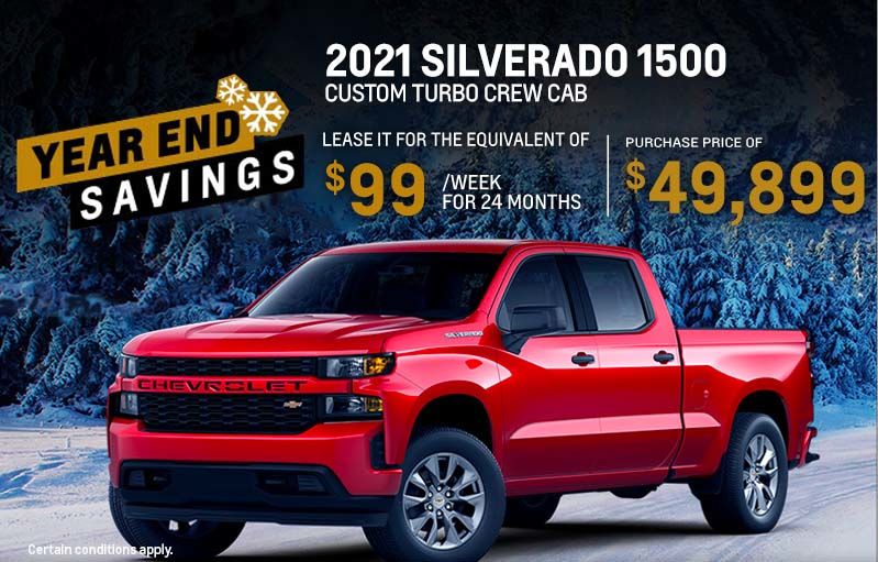Year End Saving - 2021 Chevrolet Silverado 1500