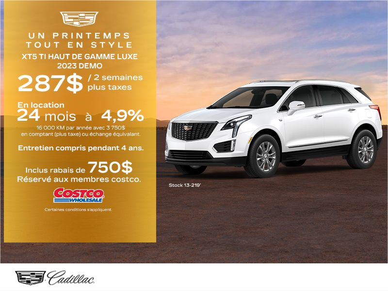 Cadillac XT5 Luxe 2023