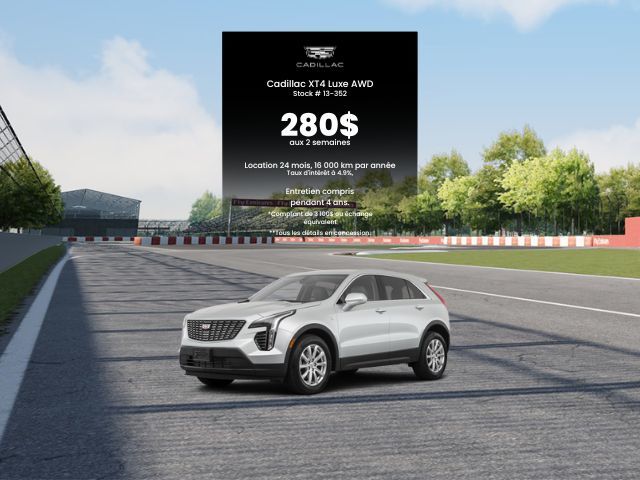 XT4 2023 à 280 $ aux 2 semaines