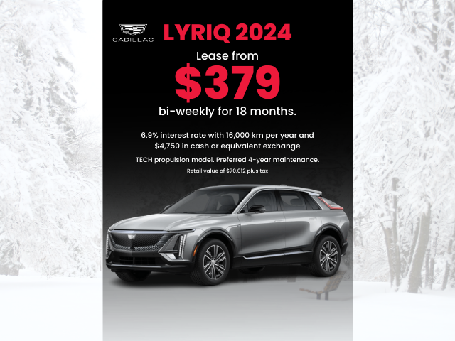 The 2024 Cadillac LYRIQ