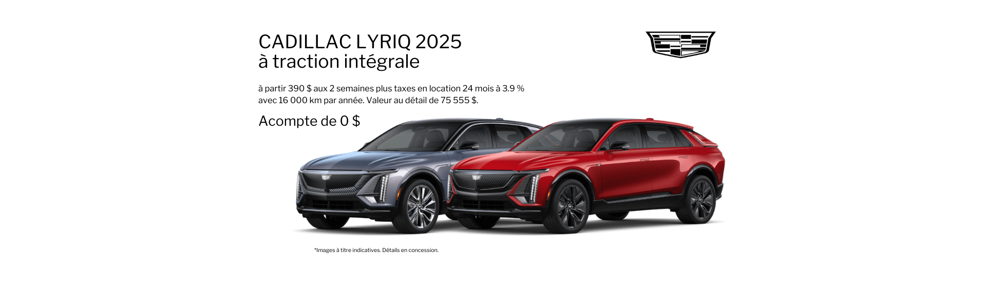 Le Cadillac Lyriq 2025 - fev