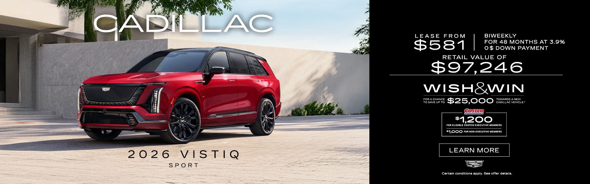 Cadillac VISTIQ Sport 2026