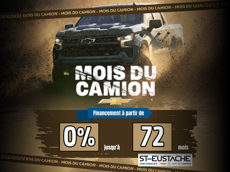 Truck Month at St-Eustache Chevrolet
