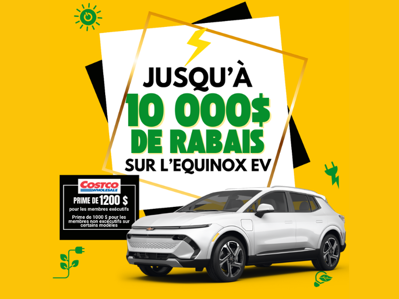 Save up to $10,000 on the new Equinox EV