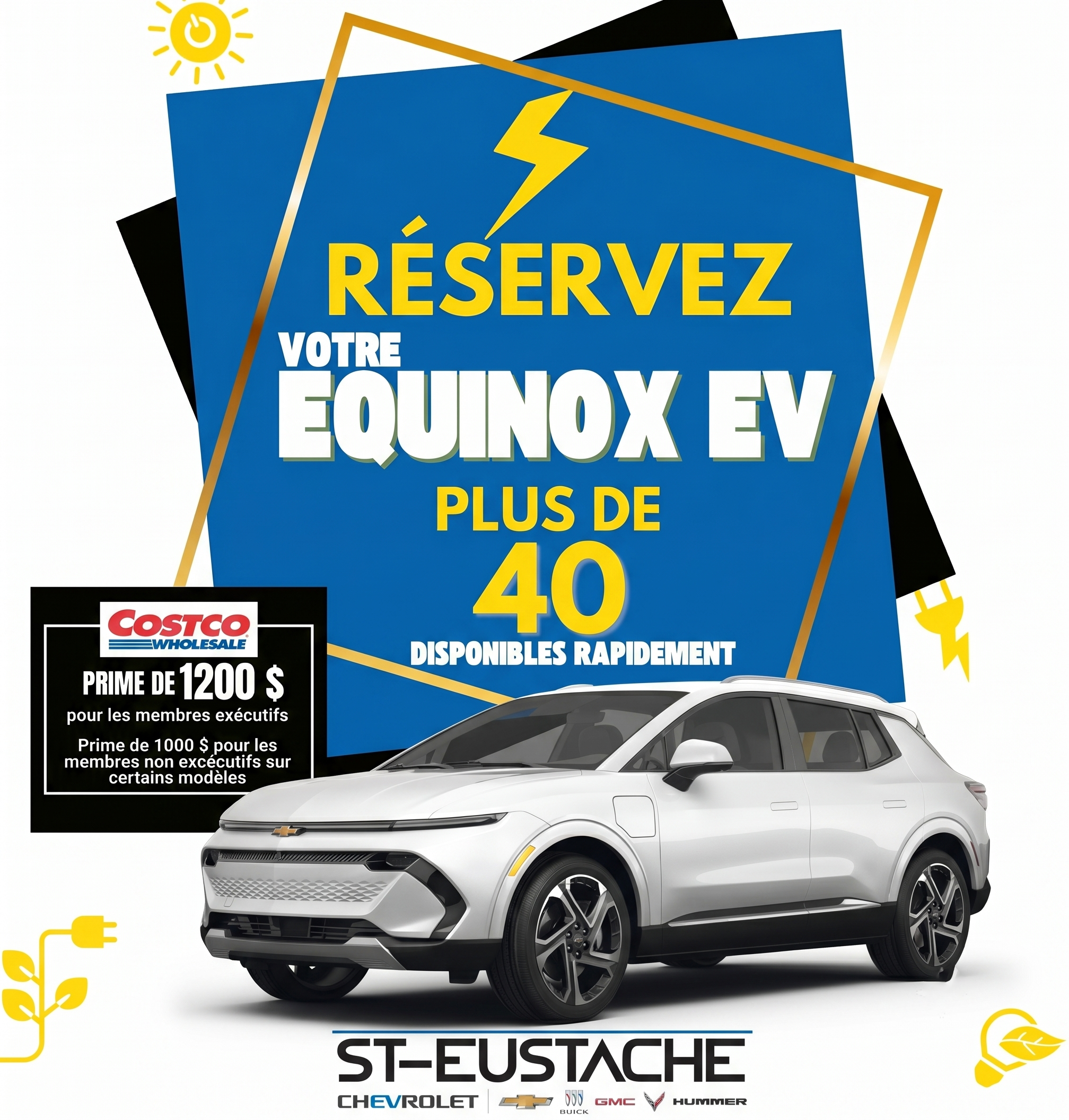 RÉSERVEZ VOTRE CHEVROLET EQUINOX EV DÈS MAINTENANT