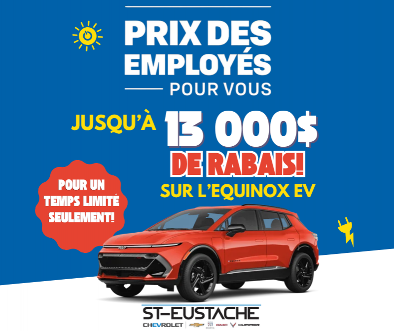 RÉSERVEZ VOTRE CHEVROLET EQUINOX EV DÈS MAINTENANT