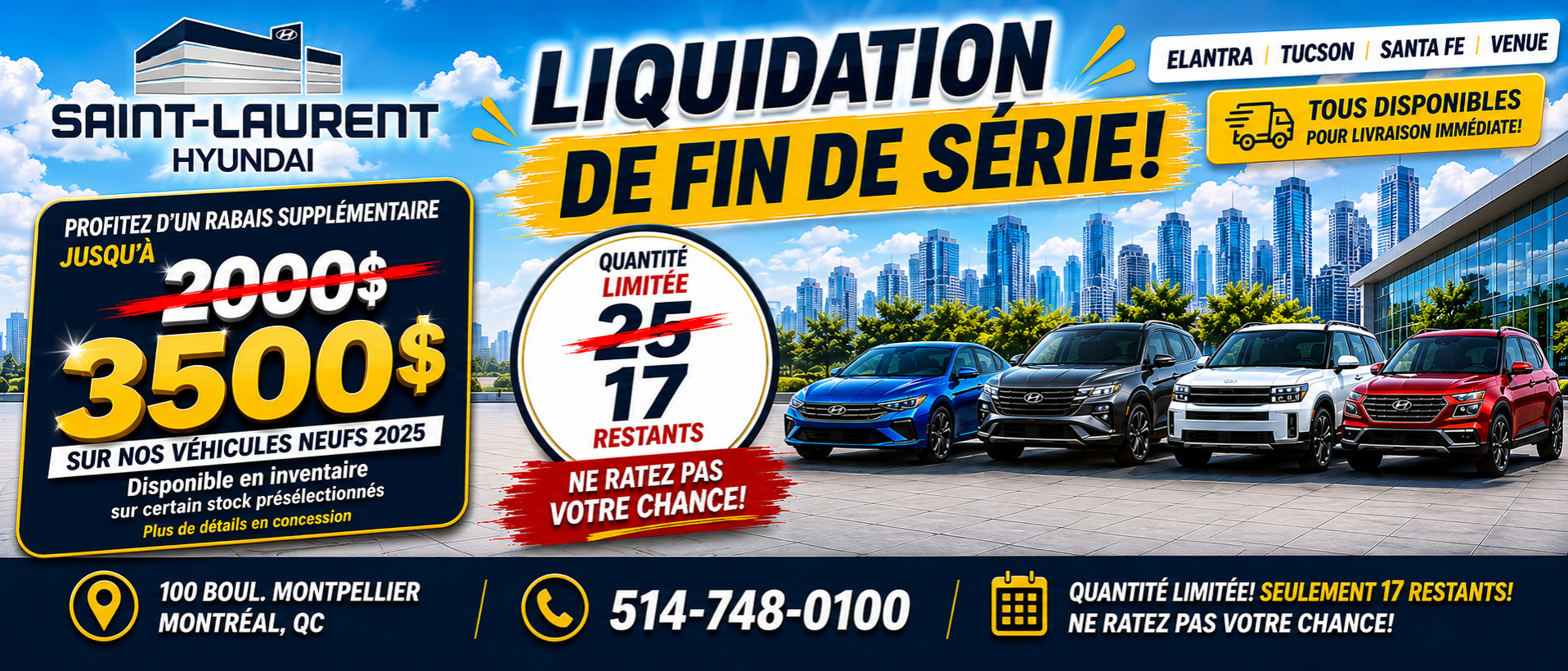 PROMO JUSQU'A 3500$ DE RABAIS SUR MODELE 2025