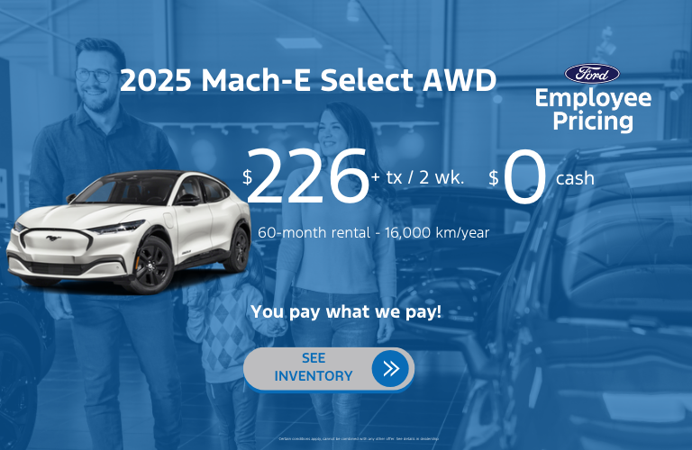 Get your 2025 Mach-E today!
