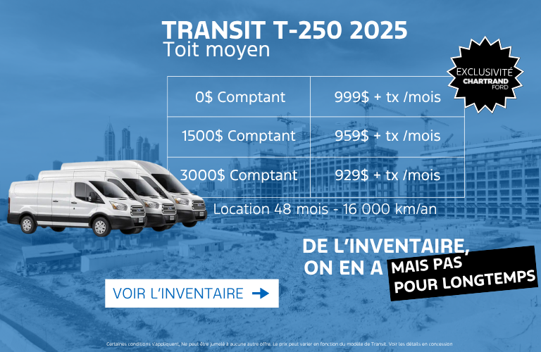 Transit toit moyen 2025