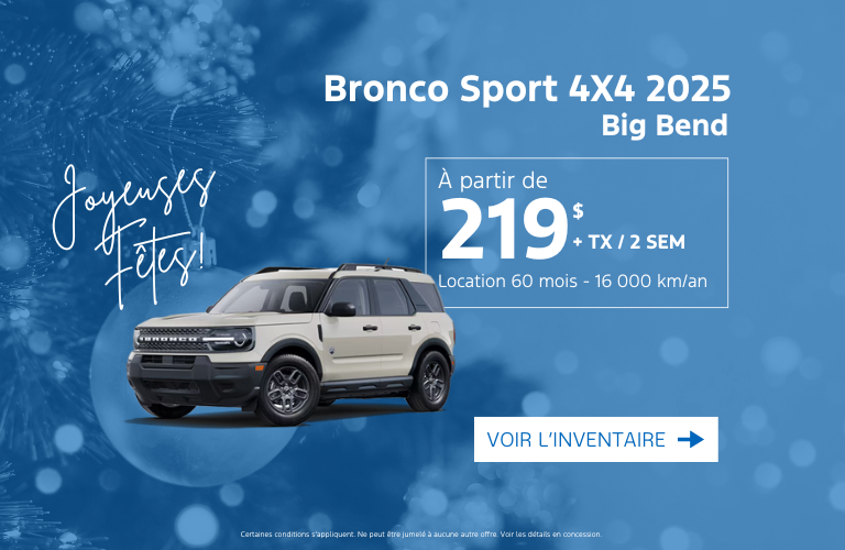 Bronco Sport 4X4 2025