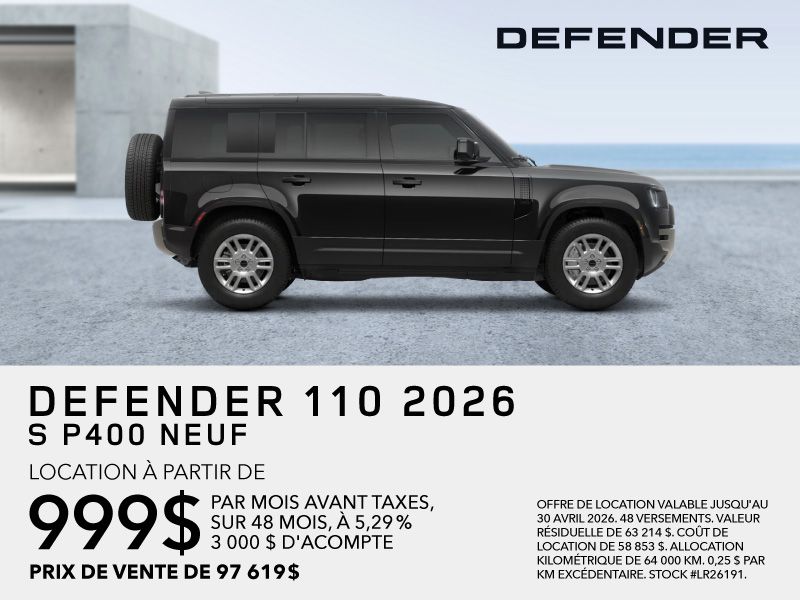 Defender 110 S P400