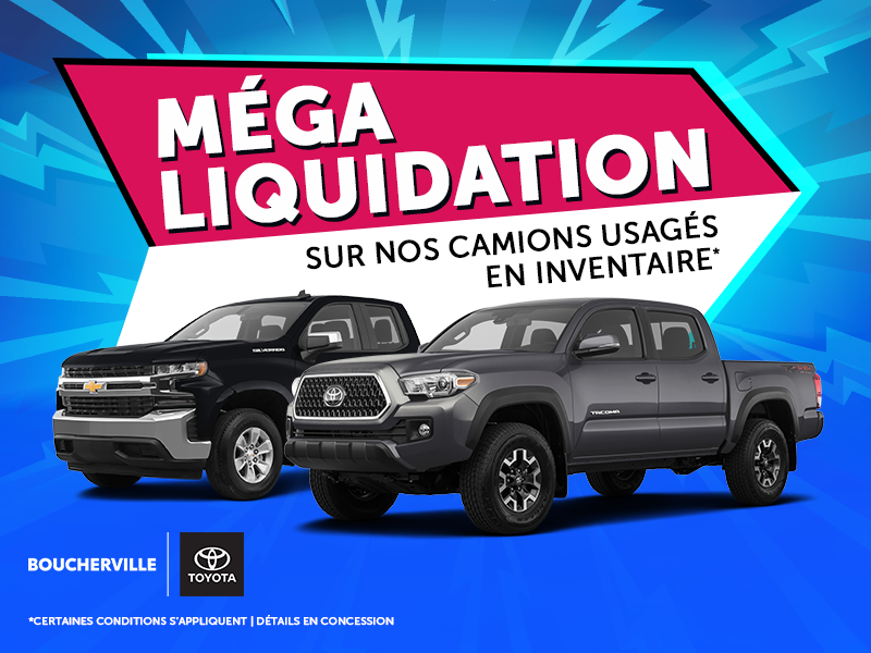 MÉGA LIQUIDATION SUR NOS CAMIONS USAGÉS EN INVENTAIRE !
