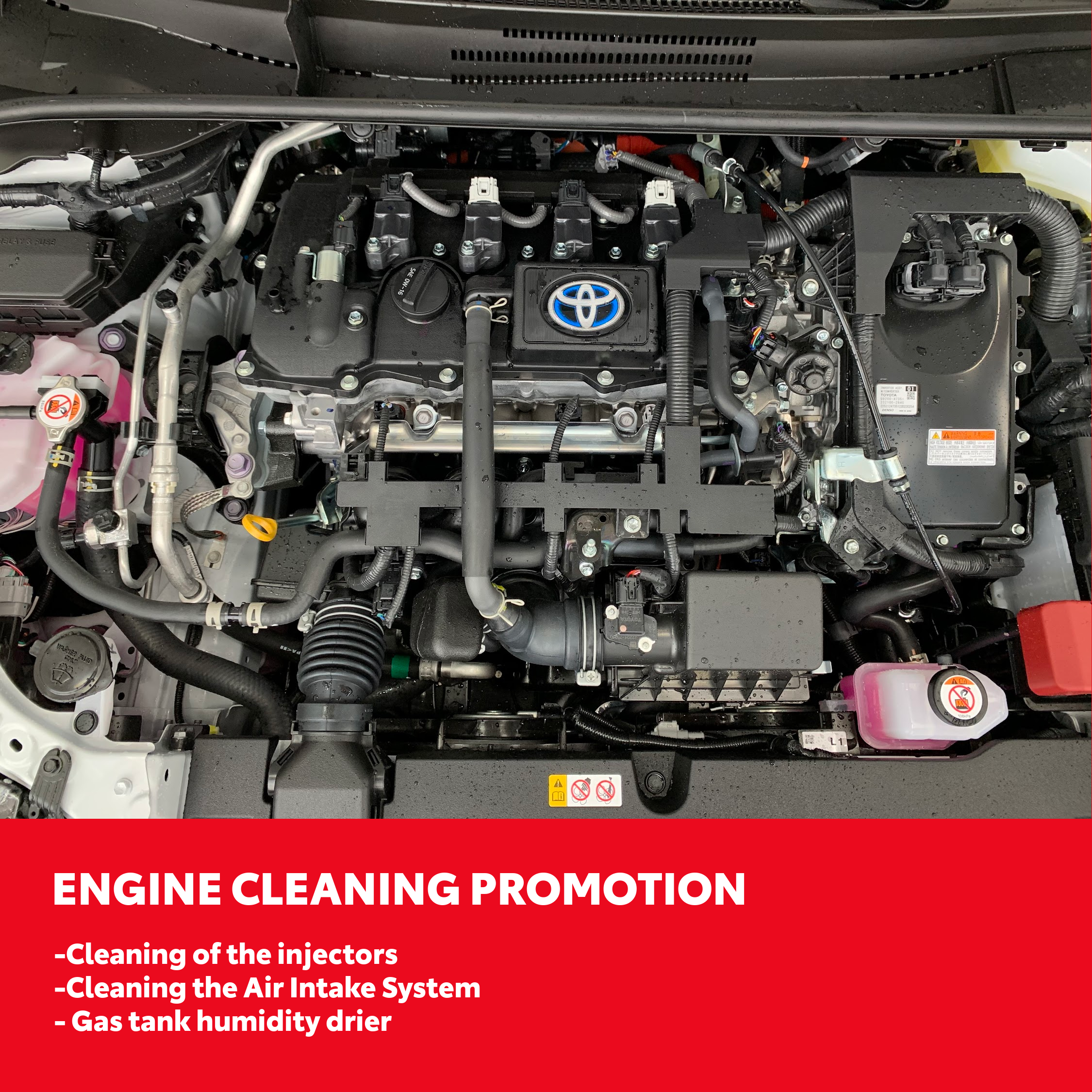 Engine cleaning promotion