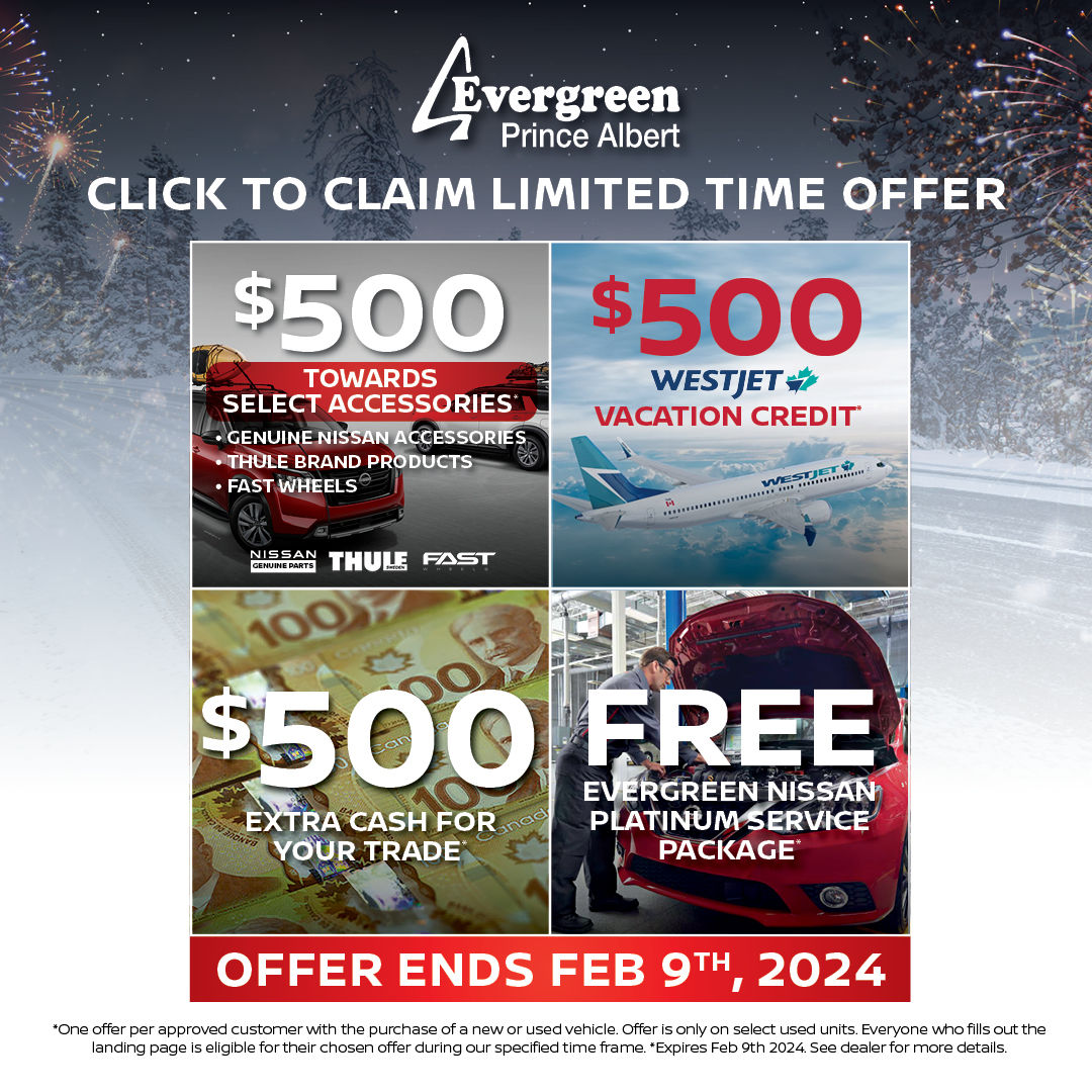 Evergreen Nissan January Sales 2024