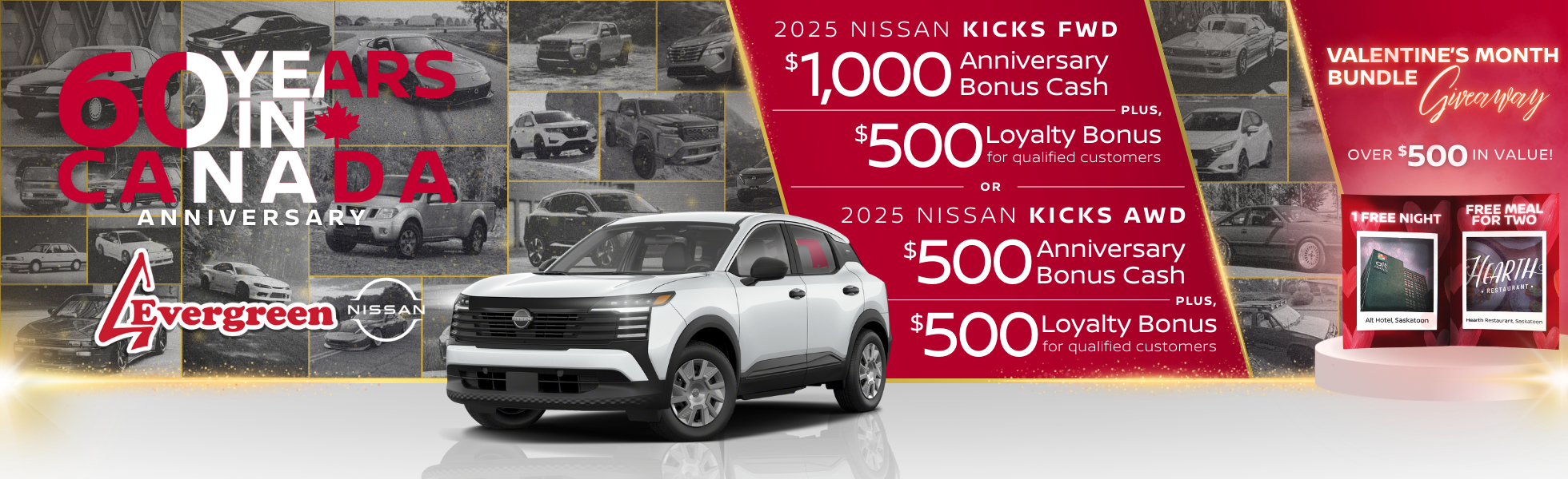 Save BIG on the 2025 Nissan Kicks!