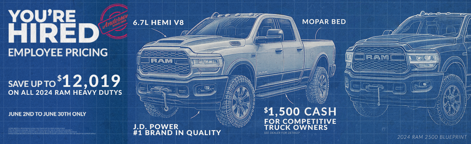 Employee Pricing on ALL 2024 Ram 2500!