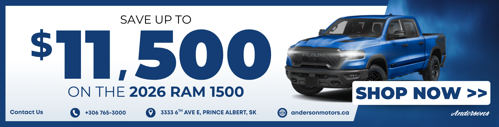 Save up to $11,500 on the 2026 Ram 1500