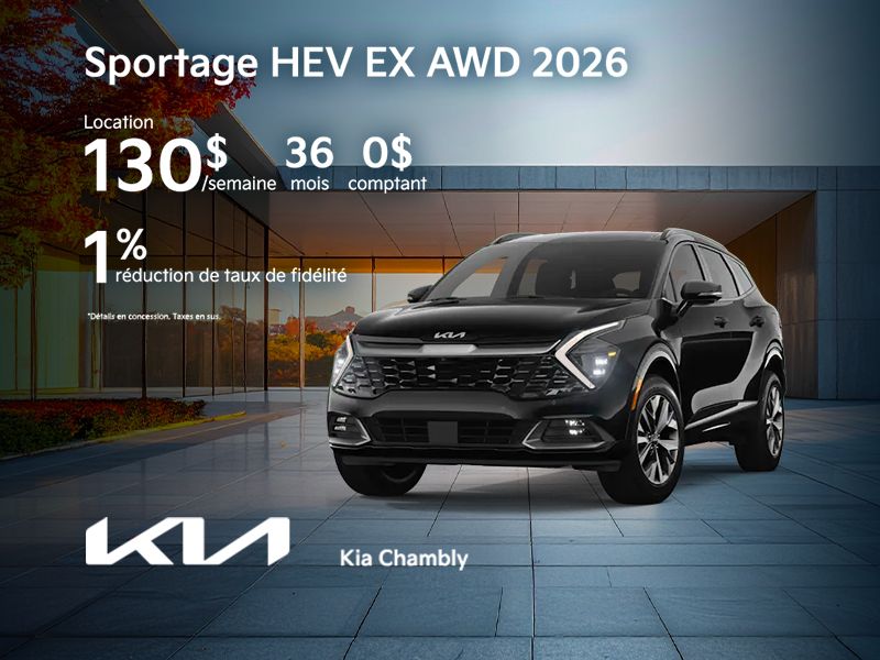 Kia Sportage HEV EX AWD 2026