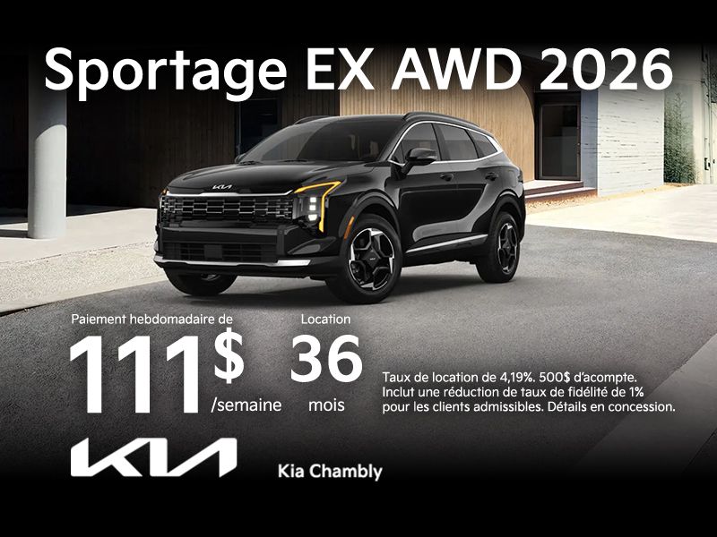 Sportage EX AWD 2026