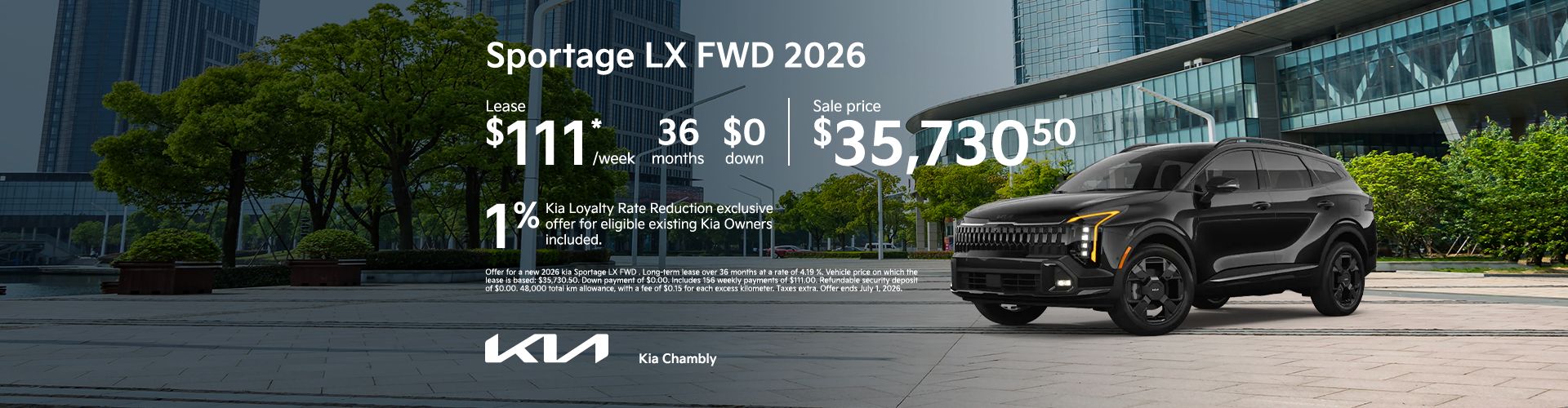 Sportage LX FWD 2026