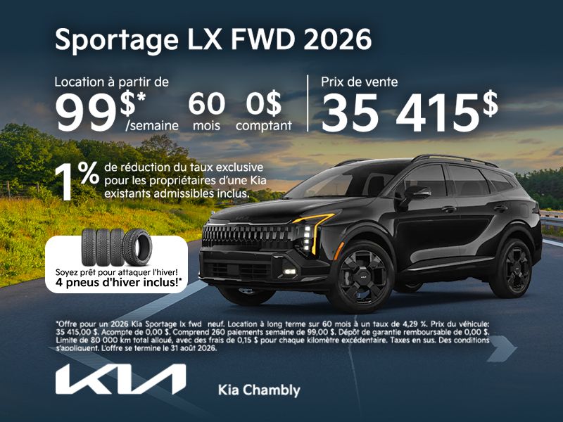 Sportage LX FWD 2026