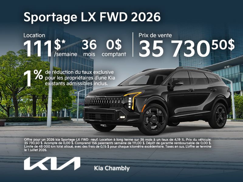 Sportage LX FWD 2026