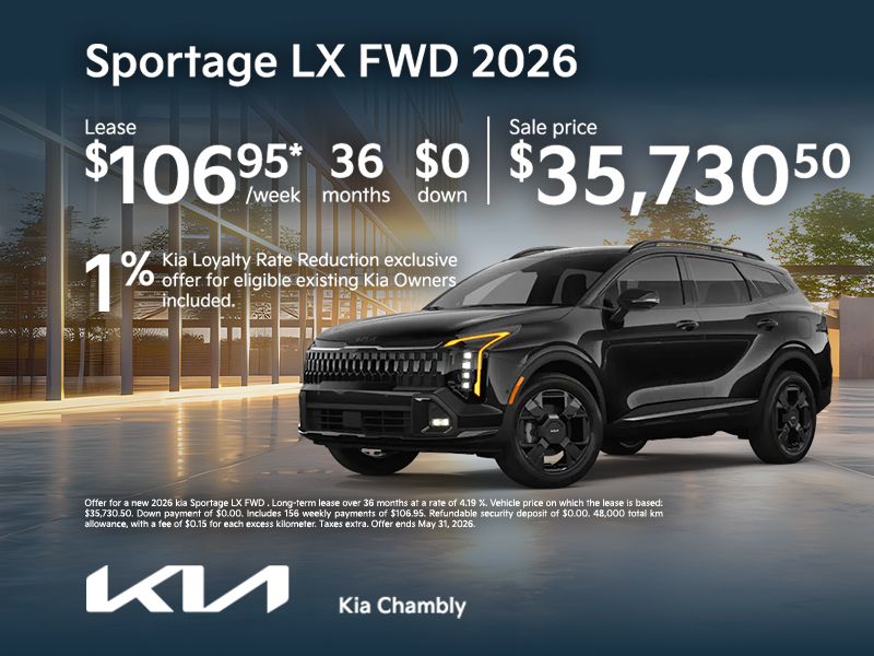 Sportage LX FWD 2026