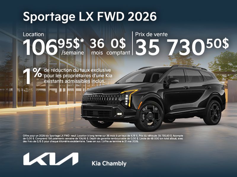 Sportage LX FWD 2026