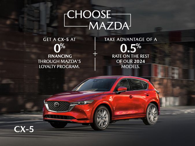 Mazda Gabriel StJacques 2024 Mazda CX5 Choose reliability.
