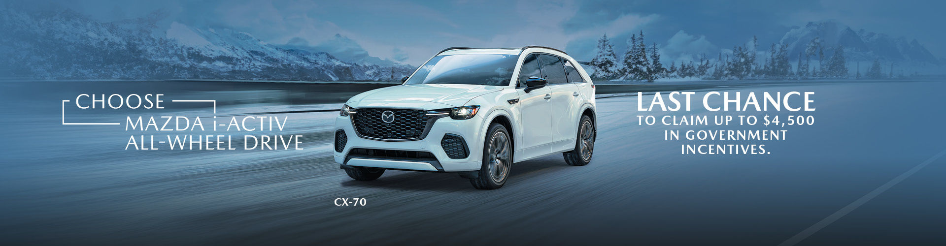 CHOOSE THE MAZDA CX-70 PLUG-IN HYBRID