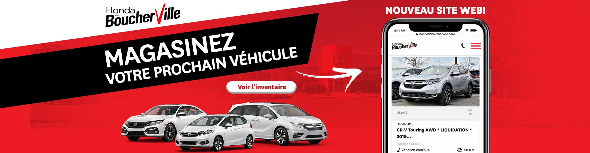 Honda de Boucherville Concessionnaire Honda